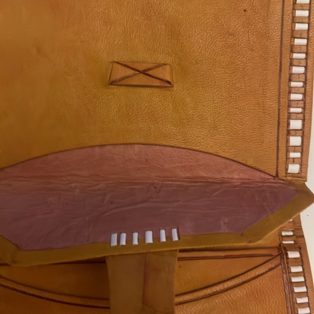 Ethnic Print - thin leather wallet - Picture 4 of 4